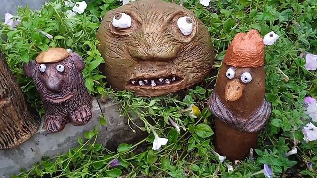 Садовые фигуры из цемента. Просто посмотрите!