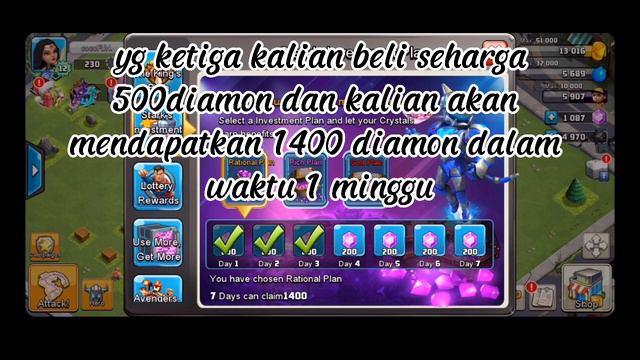 WOW BISA DAPAT DIAMON 1400 DIGAME COZI CARANYA CUMAN 1 MENIT