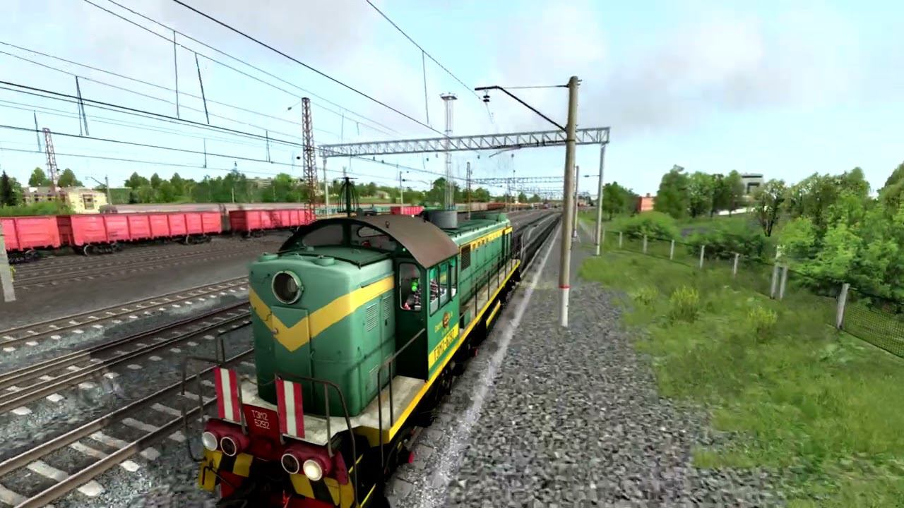 Train Simulator classic ТЭМ-2 с маневрами по Орлу смотреть онлайн