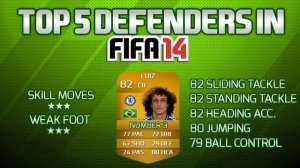 MY TOP 5 DEFENDERS IN FIFA 14 ULTIMATE TEAM