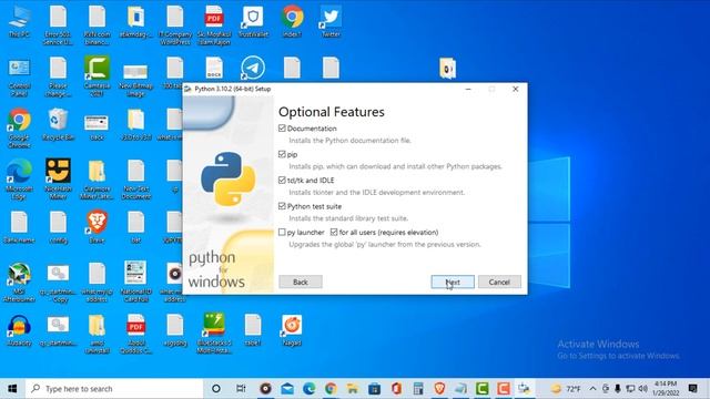 How to Install Python Latest Version ( python 3.10.2 ) on Windows 10