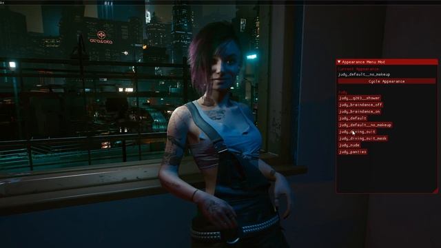 Cyberpunk 2077 Appearance Menu Mod - Judy смотреть онлайн