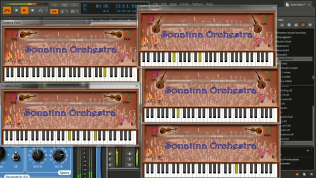 Sonatina Violin  Bass - Bitwig Studio