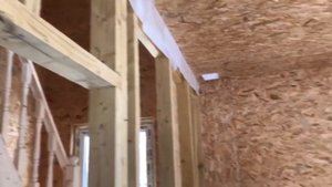 Каркасный дачный дом 7x8 из OSB (ОСП) по проекту заказчика.