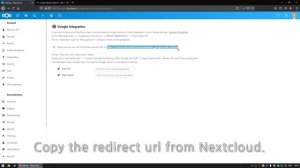 How to use Google Integration app in Nextcloud