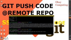 git push code to remote repository + git ssh public key