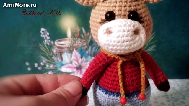 Амигуруми: схема Бычок Рой. Игрушки вязаные крючком - Free crochet patterns.