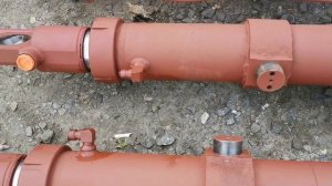 Гидроцилиндр КС-55715.63.800-1-01 выдвижения средней секции стрелы автокрана Галичанин