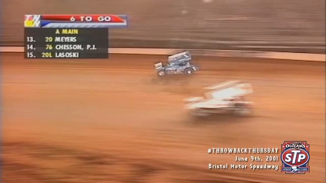 #ThrowbackThursday: World of Outlaws Sprint Cars Bristol Motor Speedway June 9th, 2001