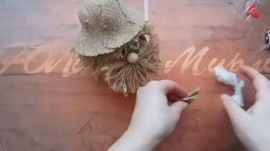 КУКЛА ОБЕРЁГ ДОМОВОЙ ИЗ МЕШКОВИНЫ СВОИМИ РУКАМИ__ПОДЕЛКИ ИЗ МЕШКОВИНЫ И ДЖУТА СВОИМИ РУКАМИ.