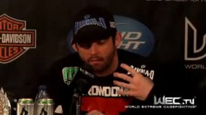 WEC 46 pre-fight press conf. with Varner and Henderson - 2010-01-09