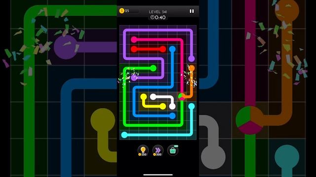 Dot knot - Line & colour puzzle Level 341