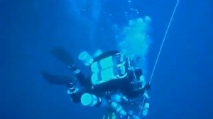 Deep CCR Tartiflette Team  a 167 meter rebreather dive @ the Blue Hole in Dahab