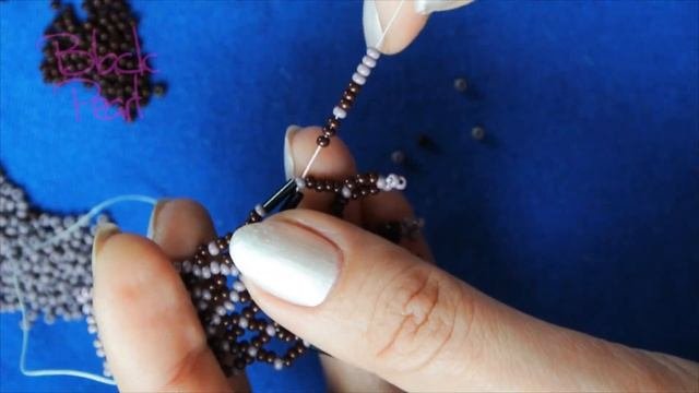 Колье из бисера и стекляруса. Мастер-класс для начинающих. Necklace From Beads. Master Class