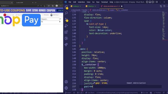 #12 HEADER SEARCH COMPONENT -  BEST ECOMMERCE WEBSITE EVER WITH REACT JS NEXT JS 2023