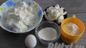 Сырники с творожным сыром и творогом