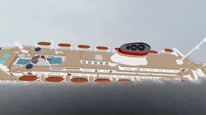 Gmod Sinking Ship Animation 13 (The Sinking of the Andrea Doria)