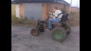 Самодельный Трактор С Двигателем УД-25