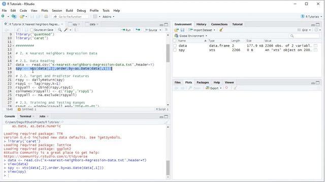 R Tutorial. K Nearest Neighbors Regression смотреть онлайн