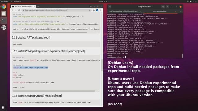 GNOME 40.3 on Debian 11 / Sid and Ubuntu 21.04 / 21.10 – JHBuild GNOME 40.3 / Latest смотреть онлайн