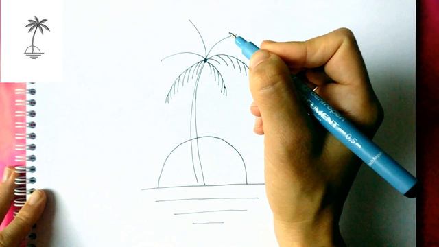 HOW TO DRAW A PALM. ПАЛЬМА смотреть онлайн