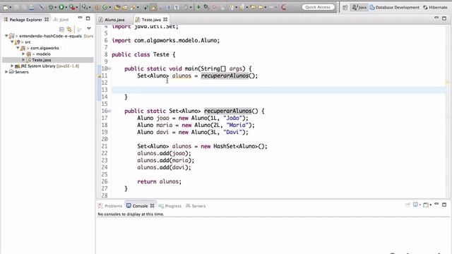 Entendendo o equals e hashCode смотреть онлайн