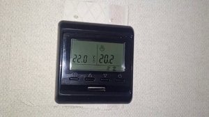 Установил термостат