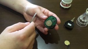 Замена батарейки в ключе. Ваз. Калина.