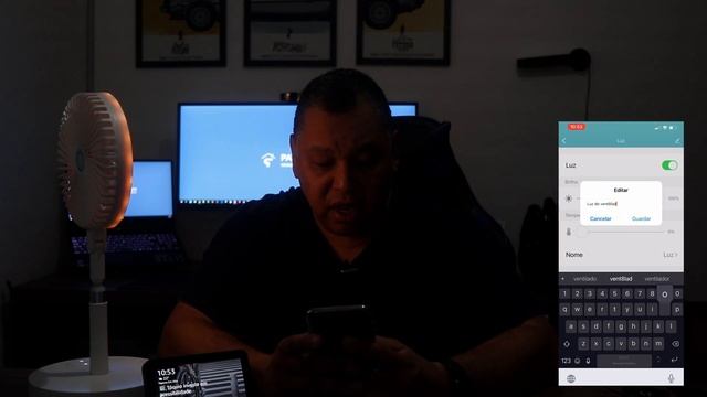 RING LIGHT com VENTILADOR Wifi+Bluetooth compatível com ALEXA e GOOGLE - Tuya / Smart Life смотреть онлайн