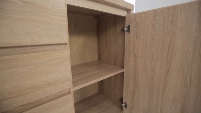 BRW БРВ Шкафчик Каспиан Kaspian Дуб Сонома KOM 2D4S смотреть онлайн