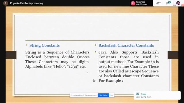 Lecture 3| Keywords, Constants, and Variables in java #javase#javase#EIT#keyword#variablesinjava