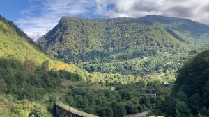 АБХАЗИЯ. ТКУАРЧАЛ. Смотровая .  27.09 2021