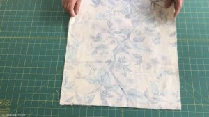 An Easy Sewing Project using an Old Curtain