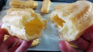 Эклеры с лимонным курдом | Заварные пирожные | Как приготовить вкусные профитроли?