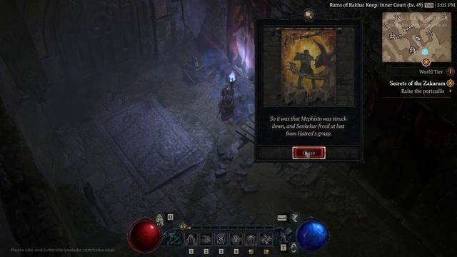 Diablo IV - ACT V - Ruins of Rakhat Keep OST Music смотреть онлайн