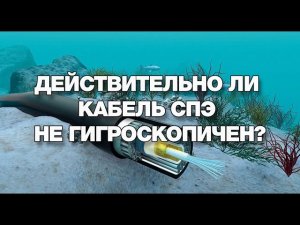 Действительно ли кабель СПЭ не гигроскопичен?