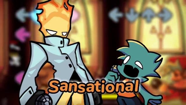 Sansational But Daidem And Six Sings It | Friday Night Funkin' Indie Cross (FNF Sansational Cover)