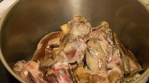 Баранина с чечевицей