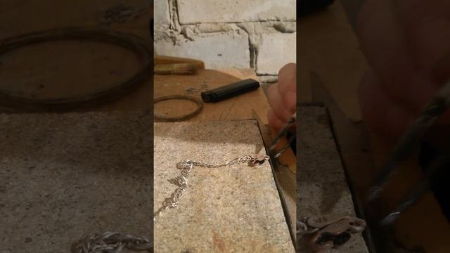 Ремонт серебряной цепочки