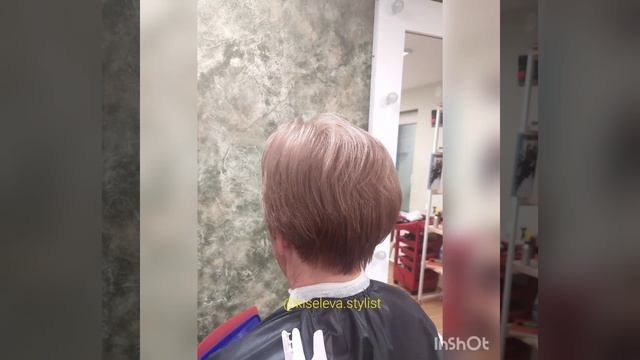 мелирование+окрашивание+стрижка