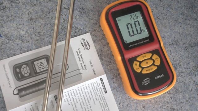 Влагомер для зерновых BENETECH GM640-EN-00 смотреть онлайн