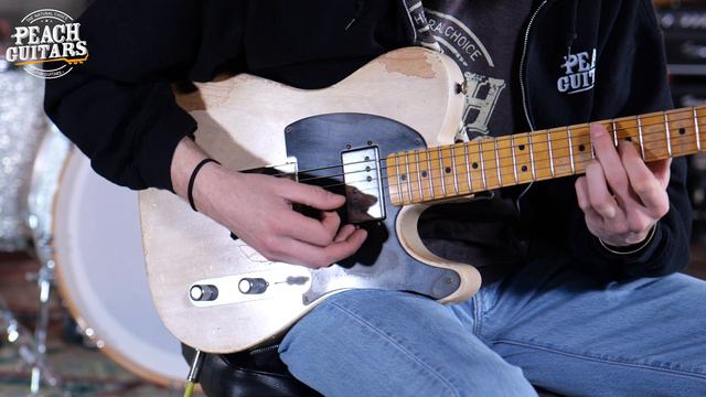 Peach Picks | Fender Custom Shop '51 Loaded CuNiFe Tele David Brown MB Heavy Relic Aged White Blond смотреть онлайн