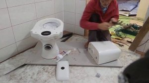 Как собрать унитаз