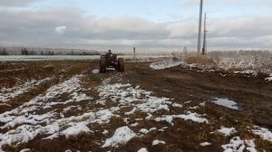 Мотоблок повышеной проходимости поездка в поля