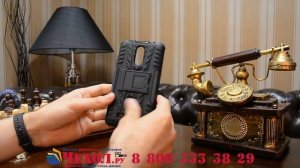 Противоударный усиленный ударопрочный фирменный чехол-бампер-пенал для Xiaomi Redmi Note 3