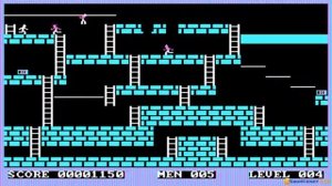 Lode Runner gameplay (PC Game, 1983)