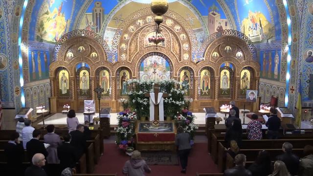 Vespers and Divine Liturgy of St. Basil the Great and Blessing of Easter Baskets 4/30/2016 смотреть онлайн
