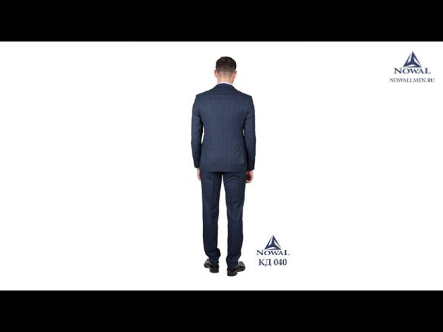 Мужские костюмы оптом NowaL КД 040. Классический деловой костюм от российского производителя, Москва