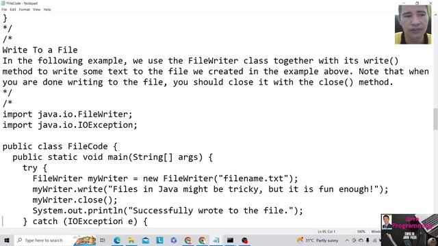 SirParts' Java Programming: Topic 19 Java Files смотреть онлайн