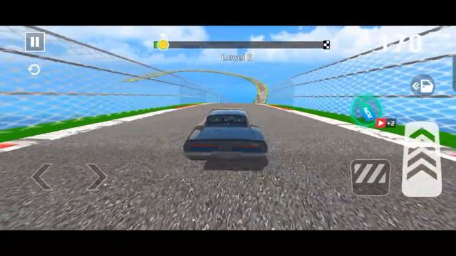 Real GT Car stunts on impossible mega ramp - GT Car stunt Master 3D Android game смотреть онлайн